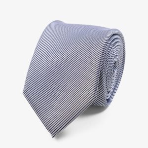 Corbata - rayas negras/blancas