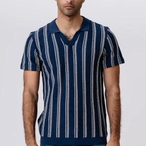 Repleta a rayas - Azul