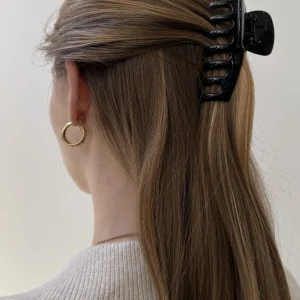 Central de cabello de Olivia - Negro