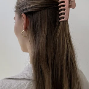 Clip de garra - Rosa claro