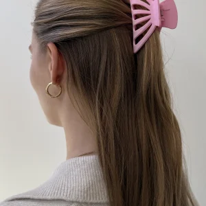 Clip de garra hueca - rosa