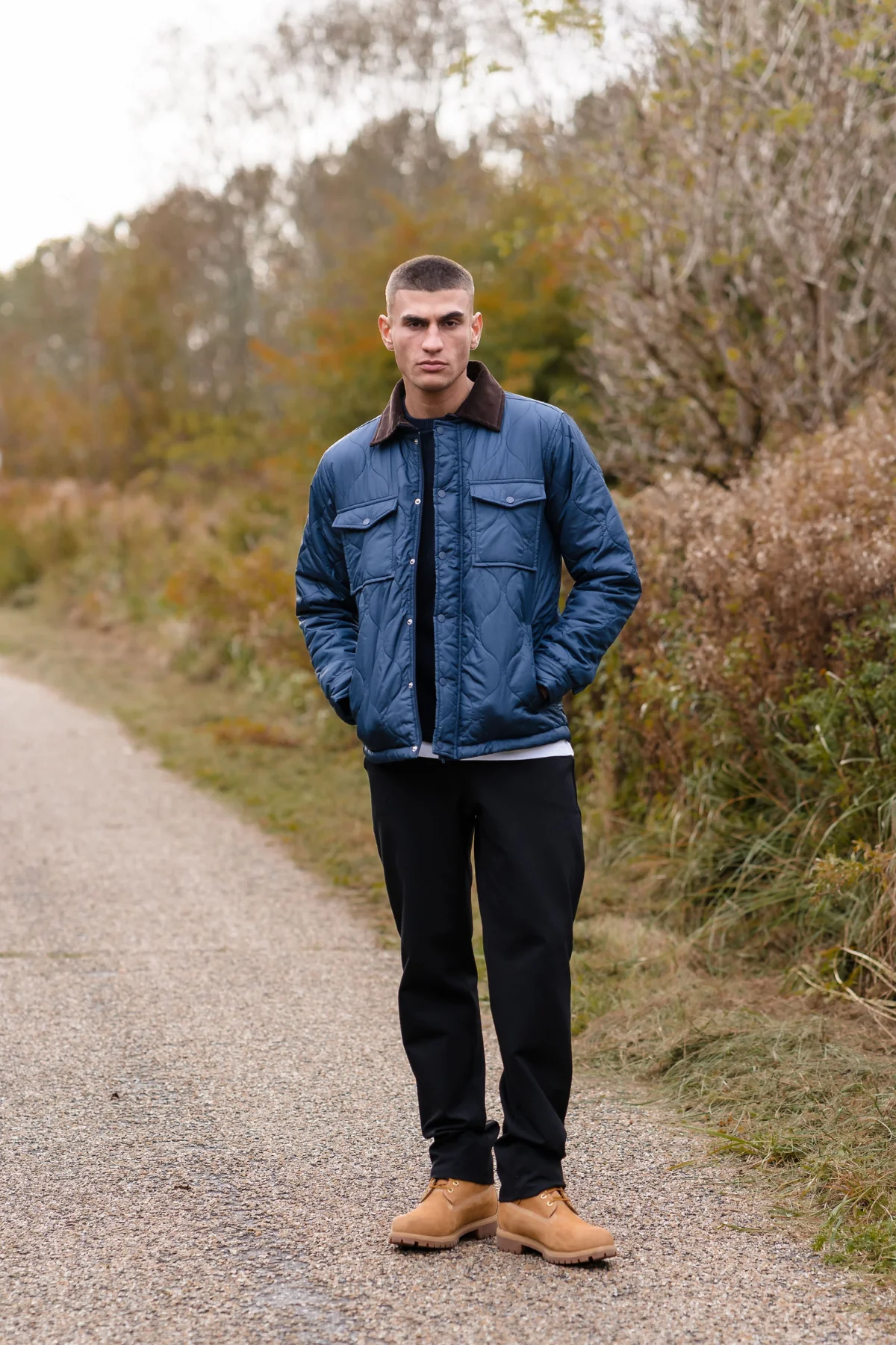 Chaqueta acolchada - Azul marino - Imagen 3