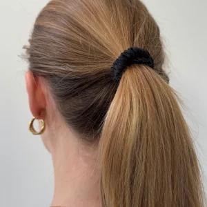 Elástico de seda - negro