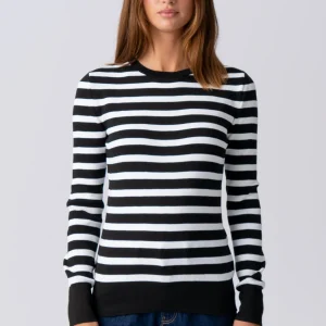 Camisa a rayas de Maja - Negro