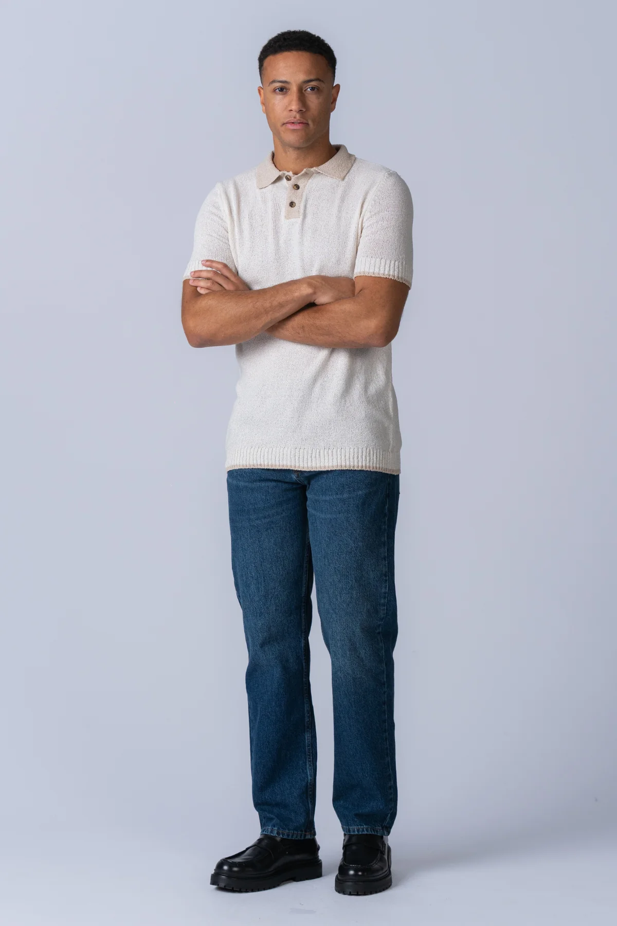 Polo de punto - ECRU - Imagen 4