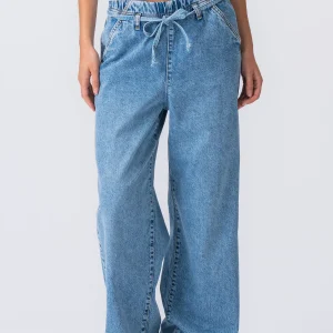 Jeans holgados de Nicole - Azul Medio