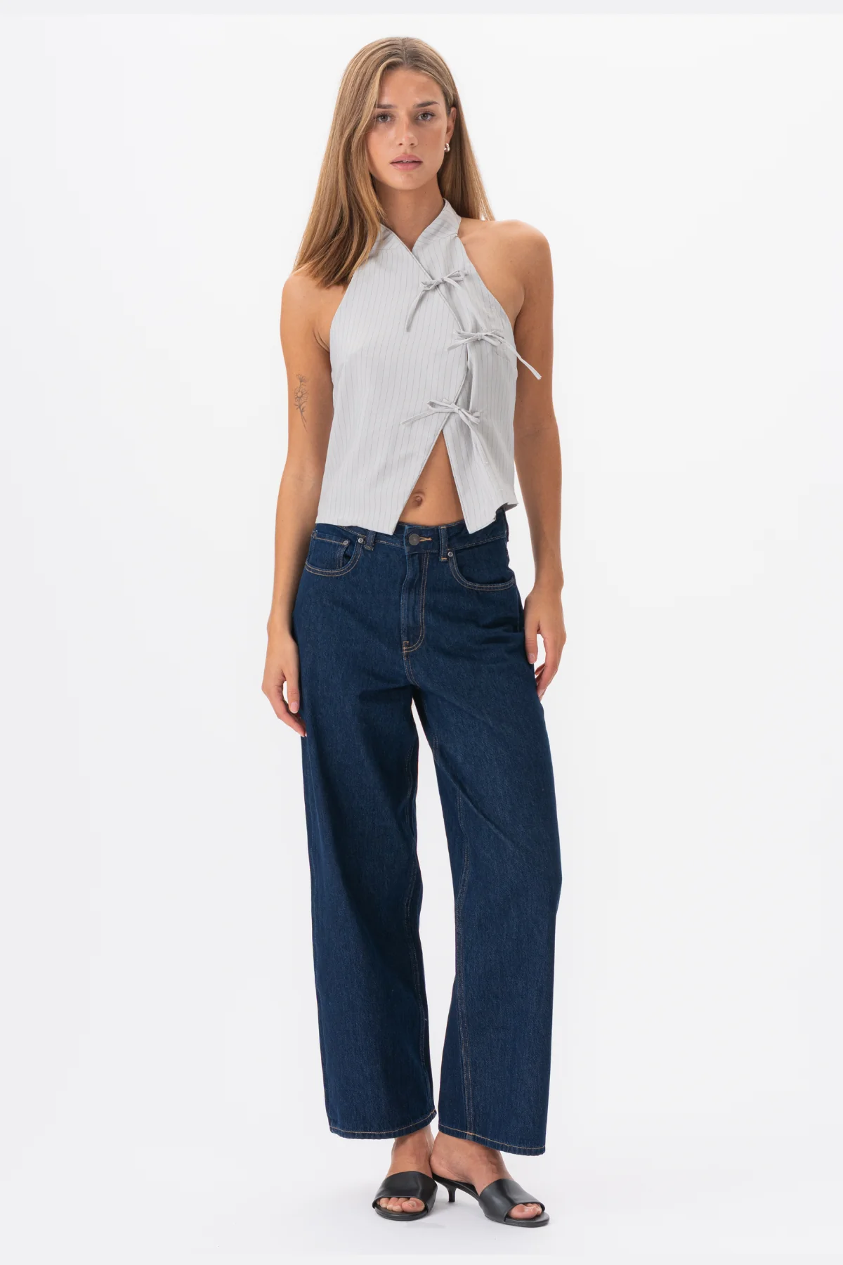 Tapa de rayas Silva - gris - Imagen 7