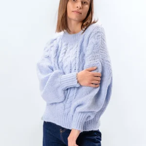 Punto De Ocho Emma - Azul Cielo