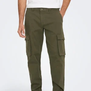 Siguiente pantalones de carga - Noche de oliva