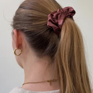 Satin Scrunchie - Purple oscuro