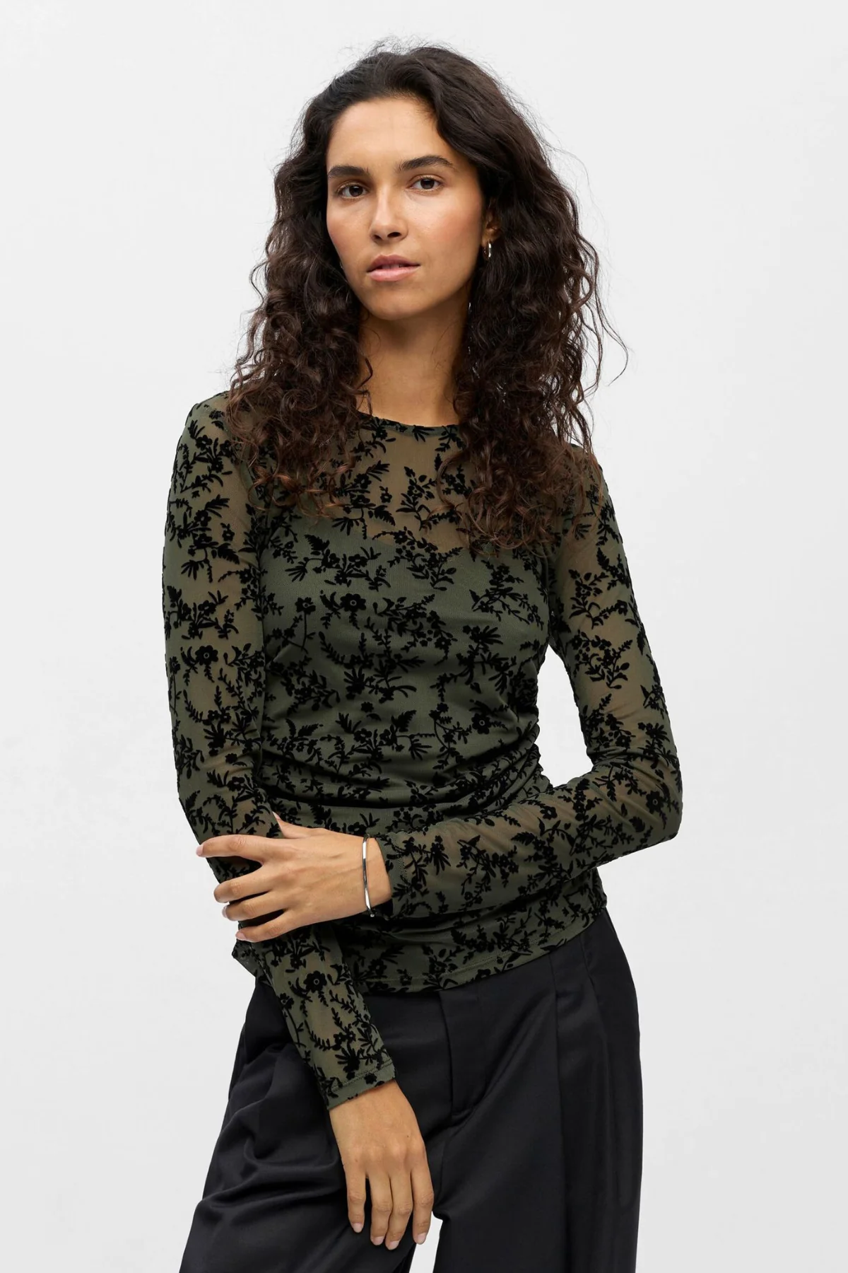 Adeline Top - Kambaba Black