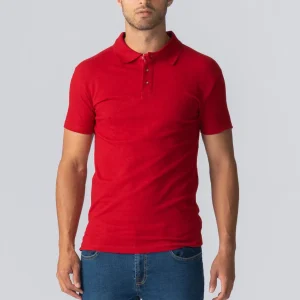 Muscle Polo Shirt - Rojo
