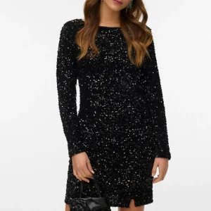 Vestido corto de Bella - Negro