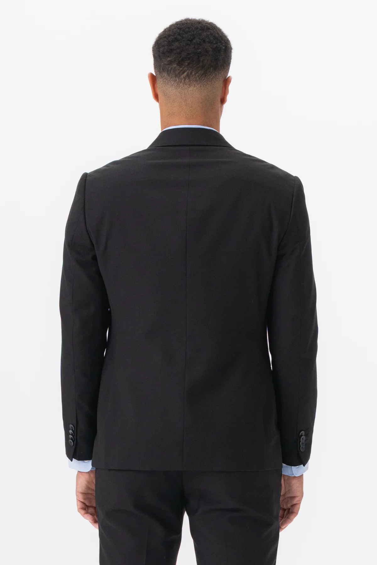 Premium Blazer de doble pecho - Negro - Imagen 9