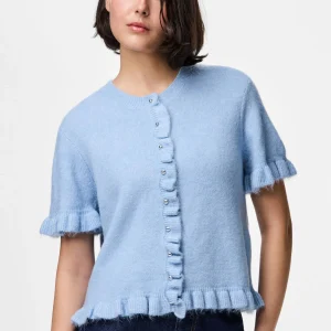 Cardigan de punto de lidia Lydia - Cashmere Blue