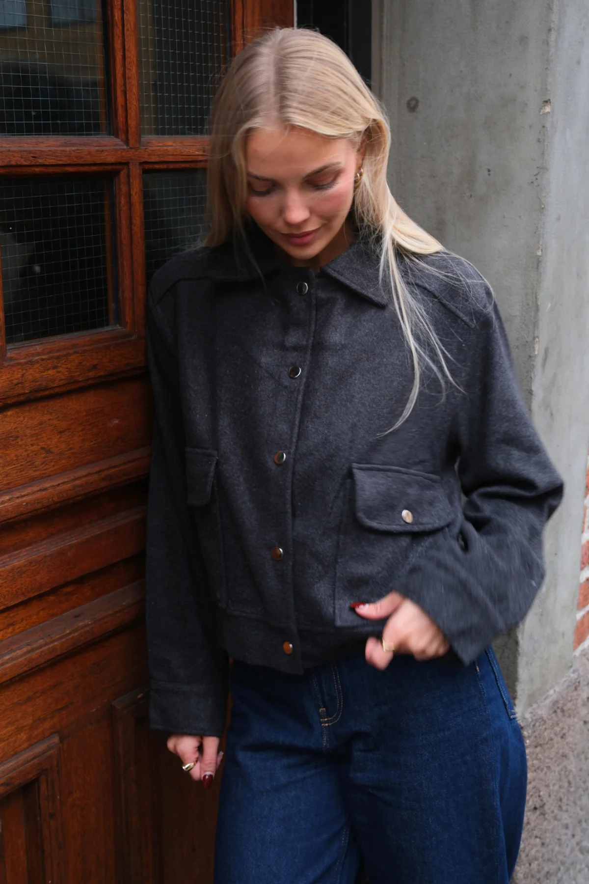 Adela Jacket - Anthracite - Imagen 4