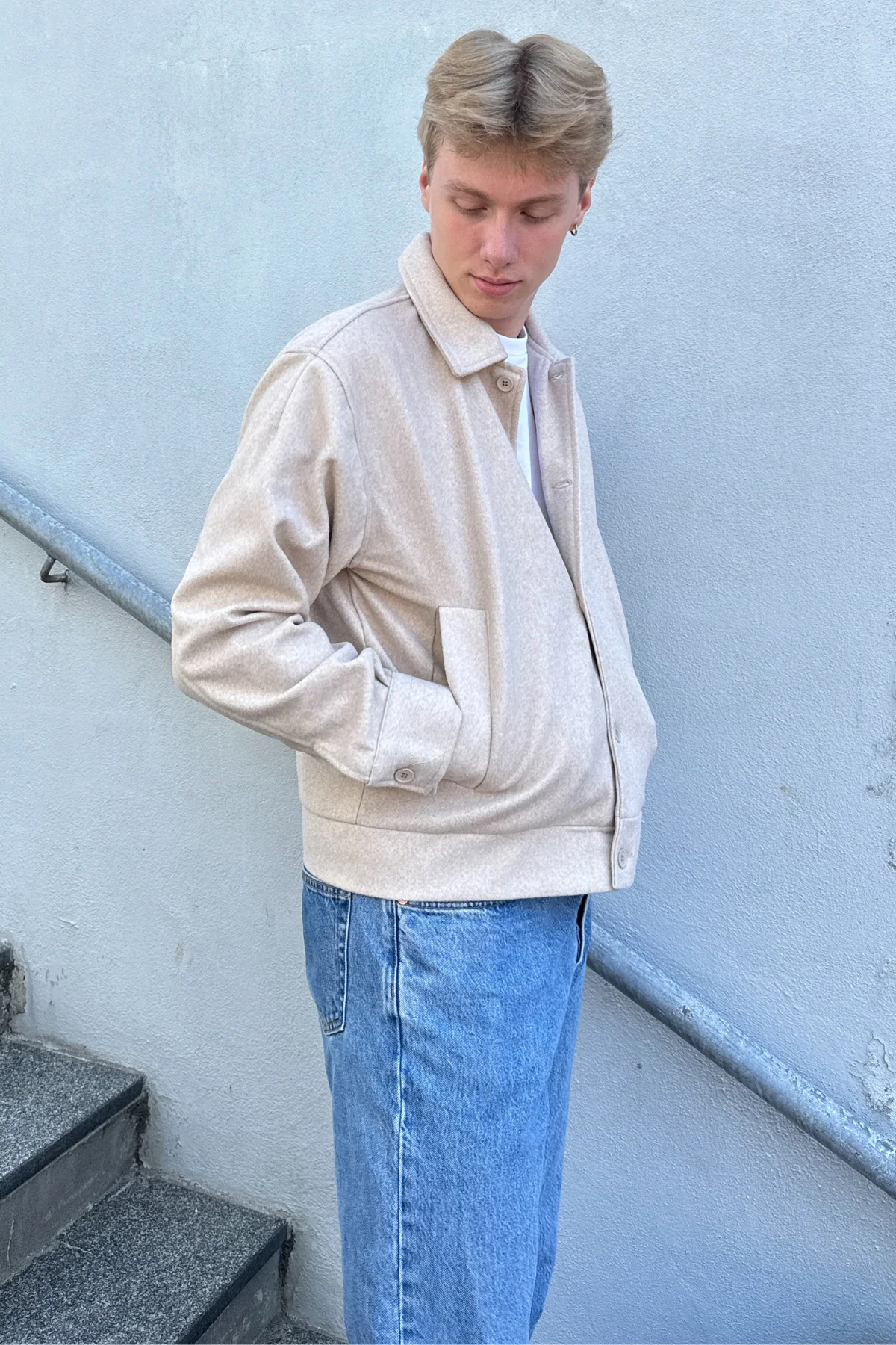 Jacket Mason - Piedra - Imagen 4