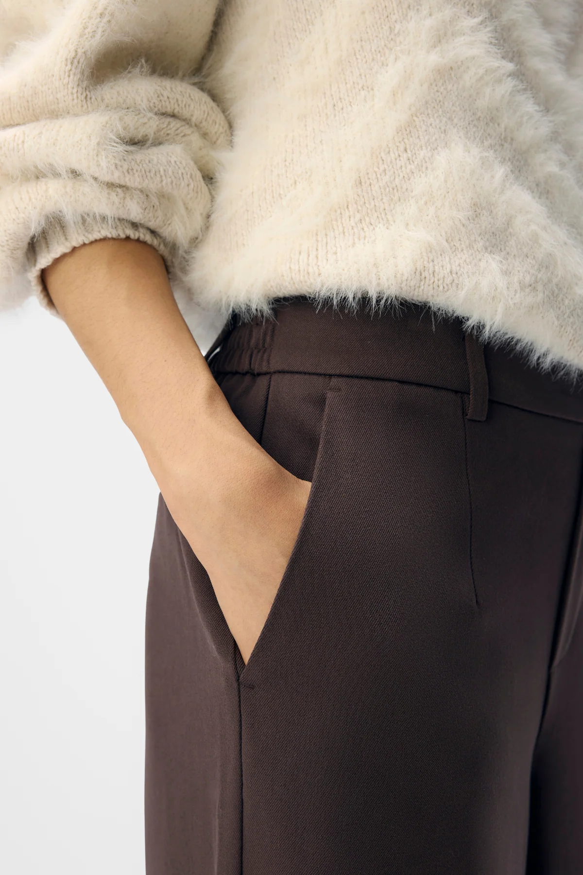 Lisa pantalón ancho - sellado marrón - Imagen 4