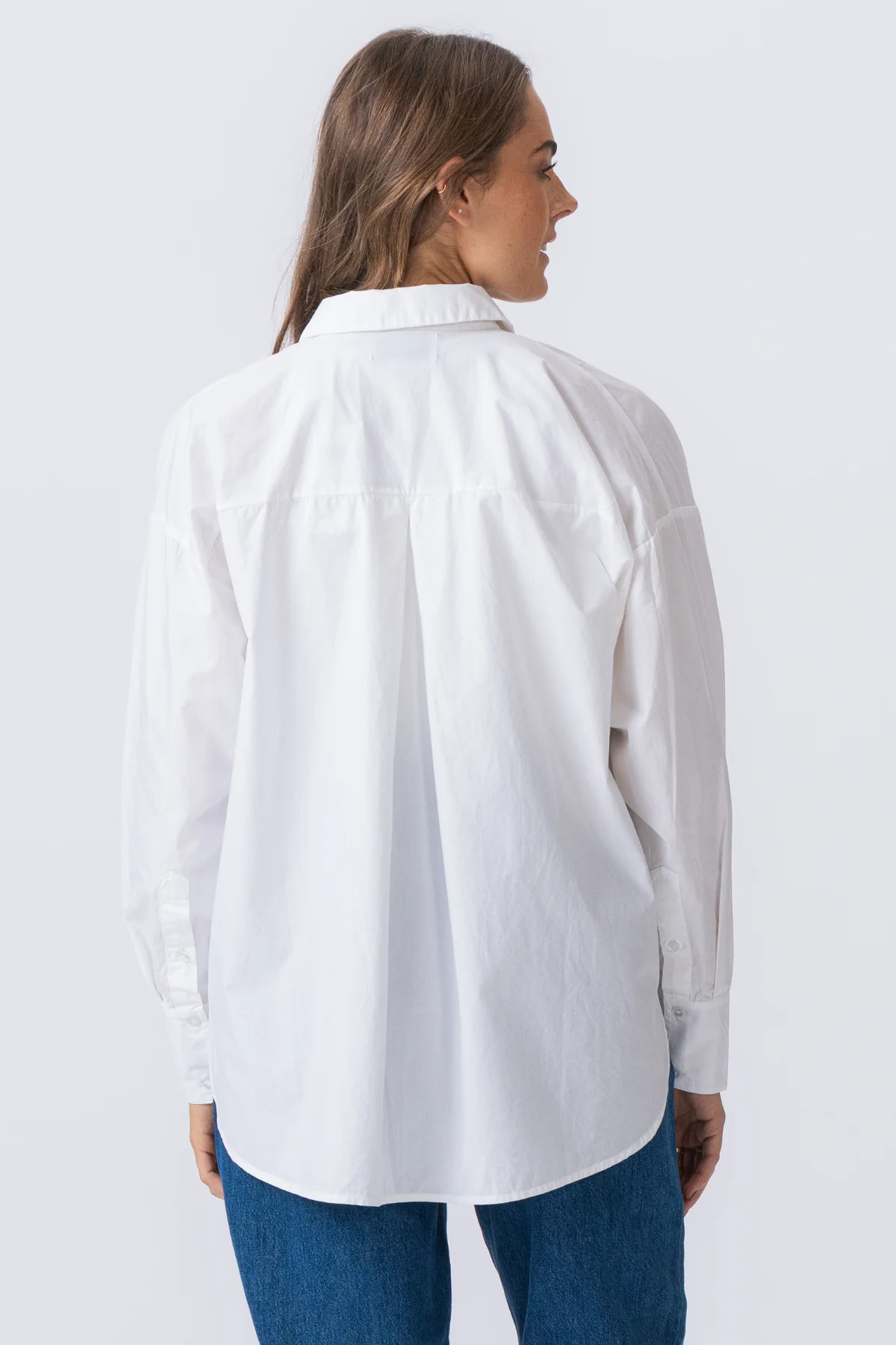 Camisa relajada - blanco - Imagen 6