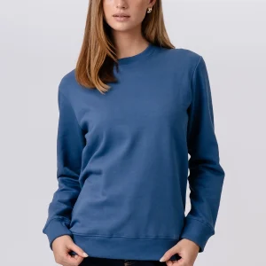 Sudadera con cuello redondo - Azul