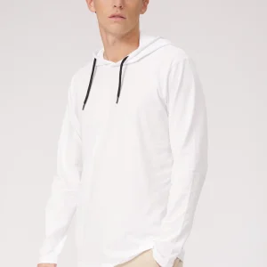 Sudadera con capucha ligera - blanca