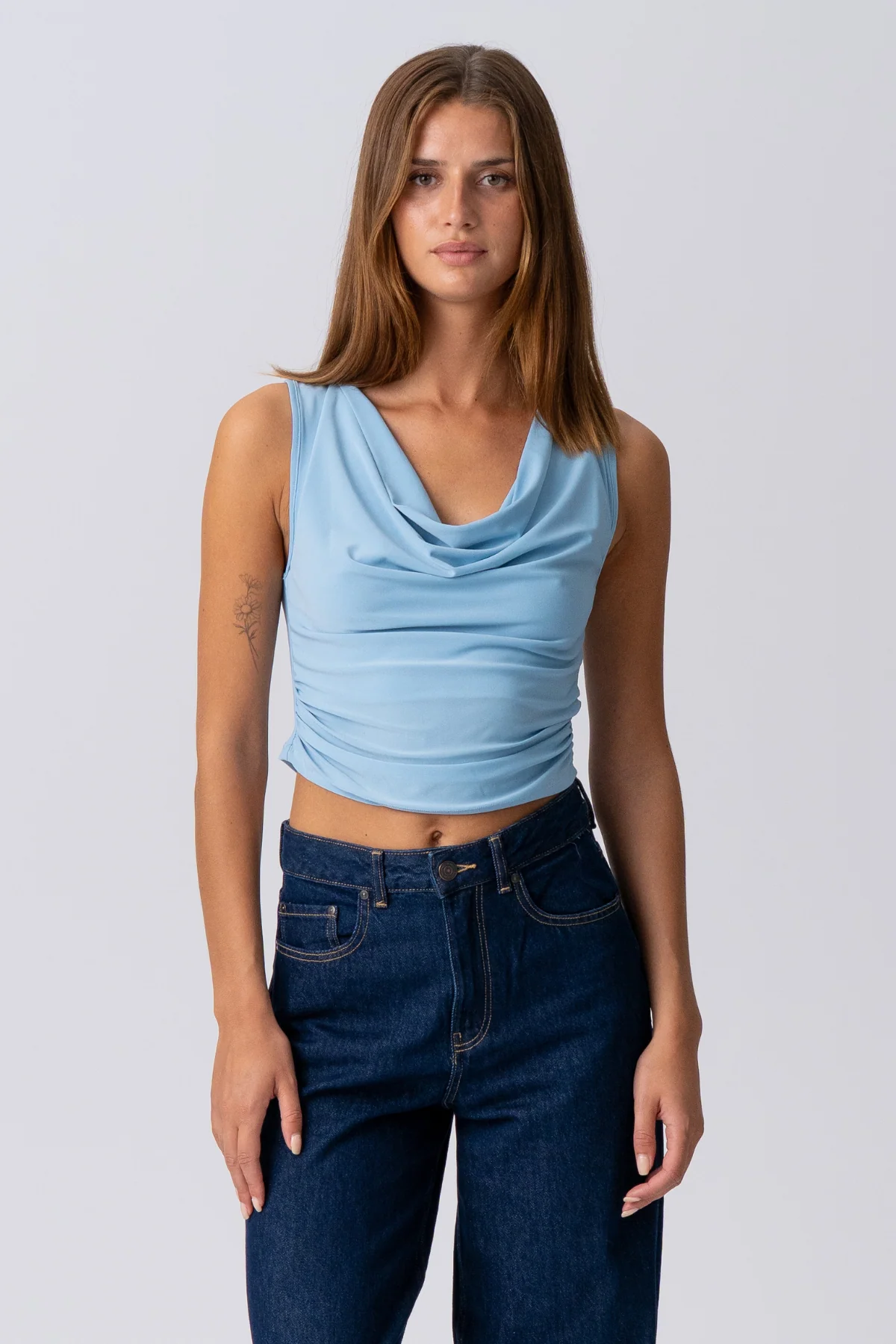 ELISA Waterfall Top - Azul claro - Imagen 3