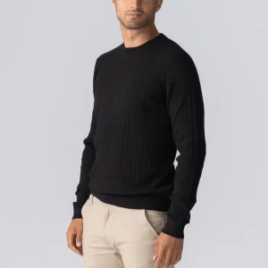 Jersey Punto Cable - Negro