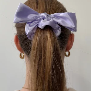 Bow Scrunchie - Purple