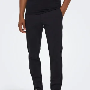 Marcos Pantalones - Black a rayas