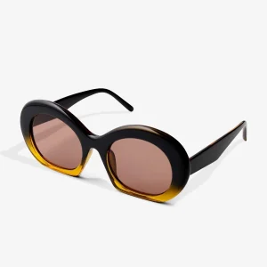 Gafas de sol Sara - Negro/Marrón Ligero