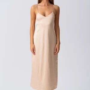 Vestido de correa de Elina - beige