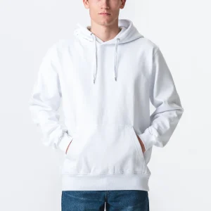 Sudadera con capucha de gran tamaño - White