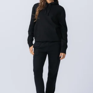 Sudadera con capucha Essential para mujer - Negro