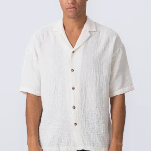 Camisa de manga corta - blanco