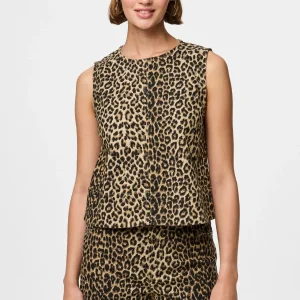 Top de mezclilla Salume - Pepper White Leo