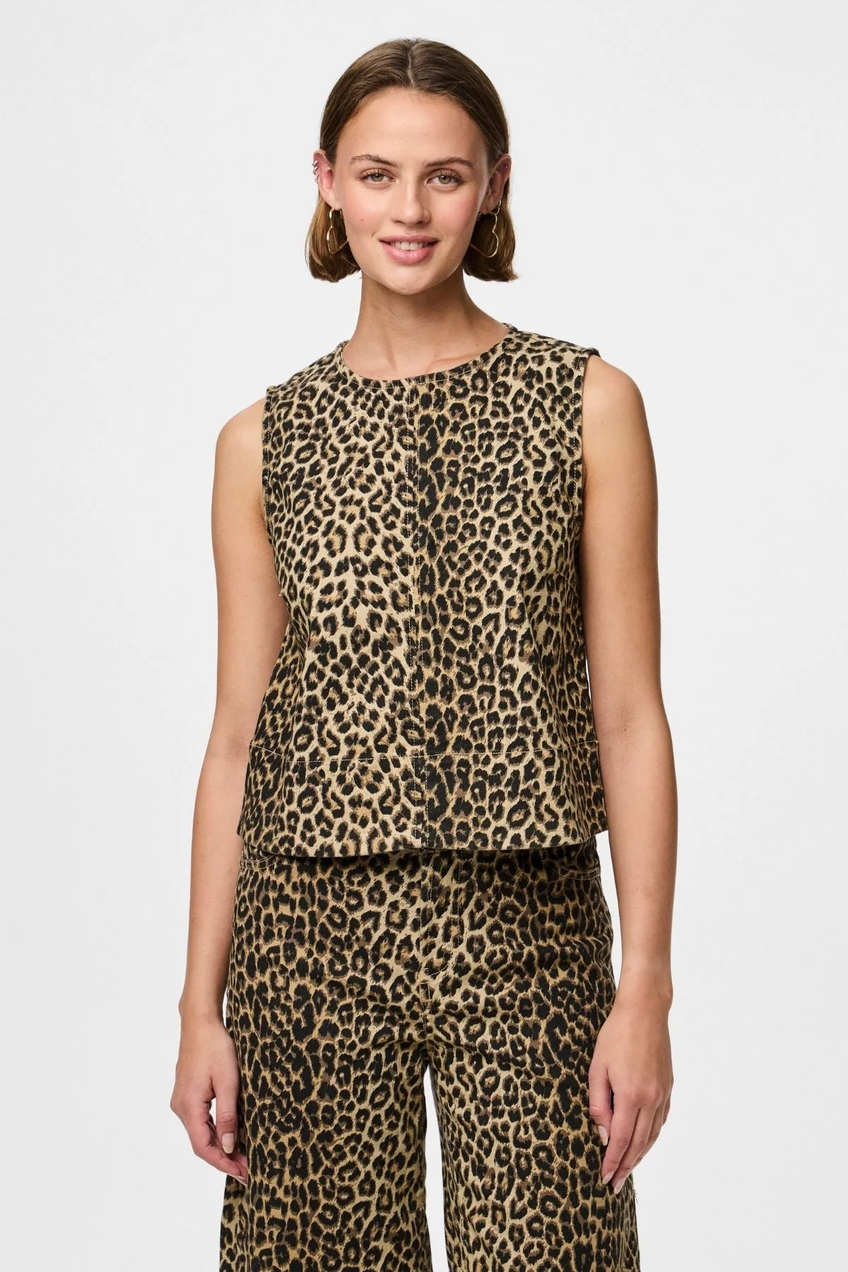 Top de mezclilla Salume - Pepper White Leo