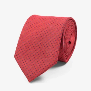 Corbata - rojo/negro punteado