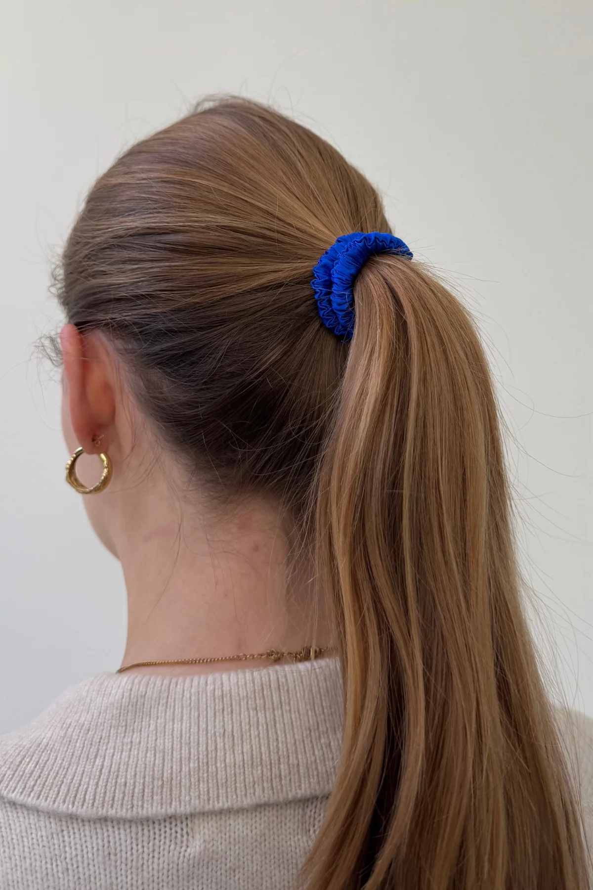 Elástica de seda - azul