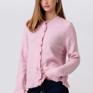 Cárdigan Flora - Rosa
