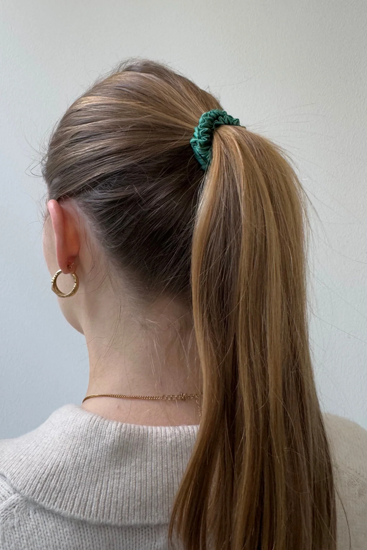 Elástica de seda - turquesa