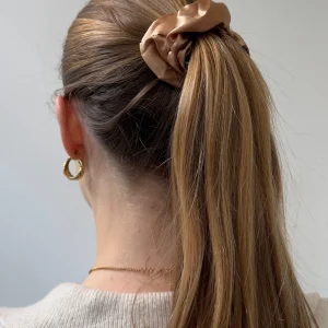Satin Scrunchie - Bronce