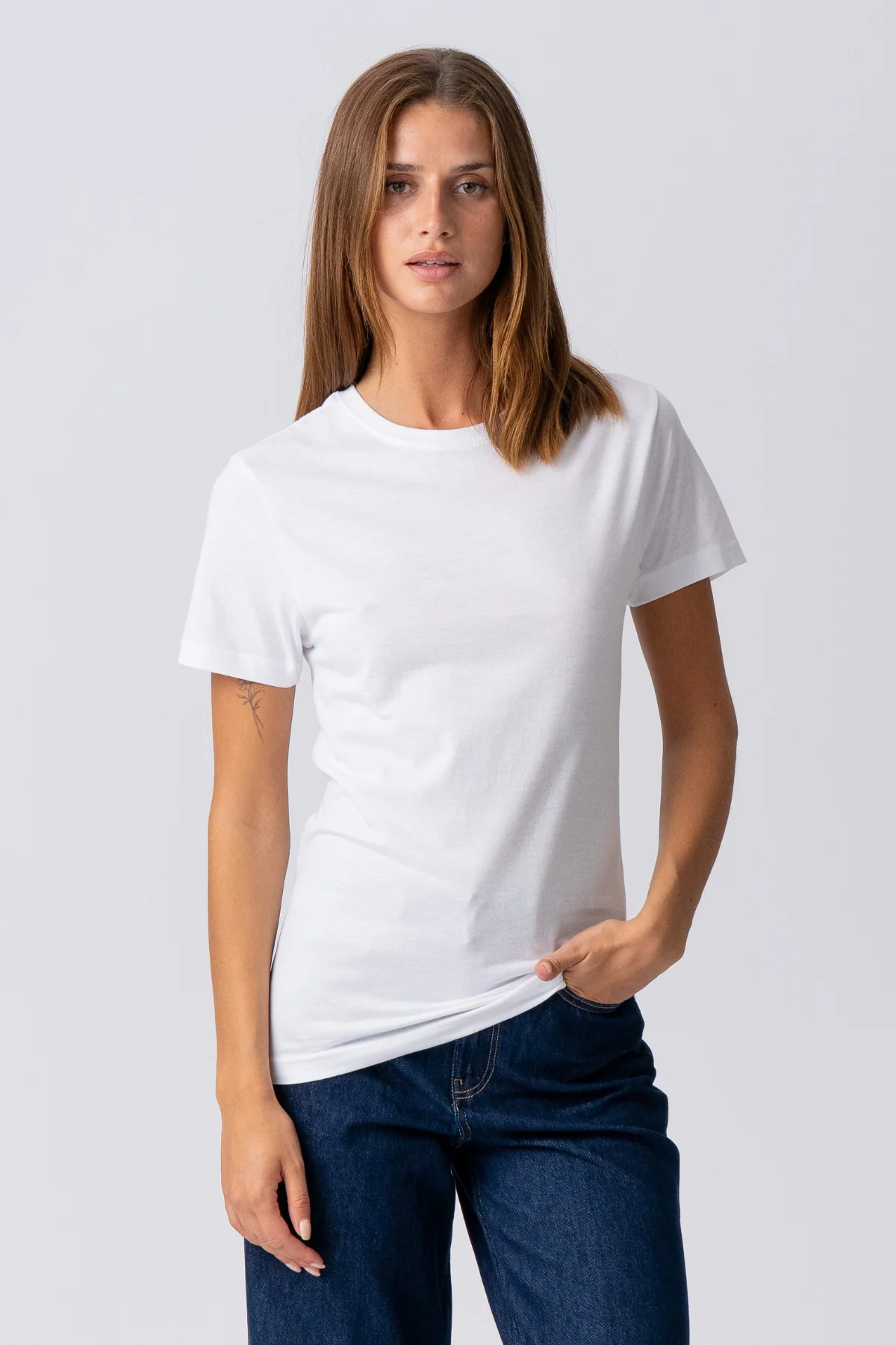 Basic Camiseta ligera - blanco