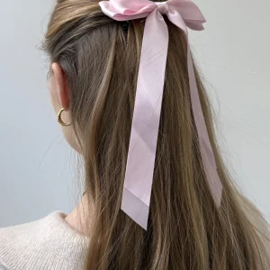 Bow Clip - Rosa claro