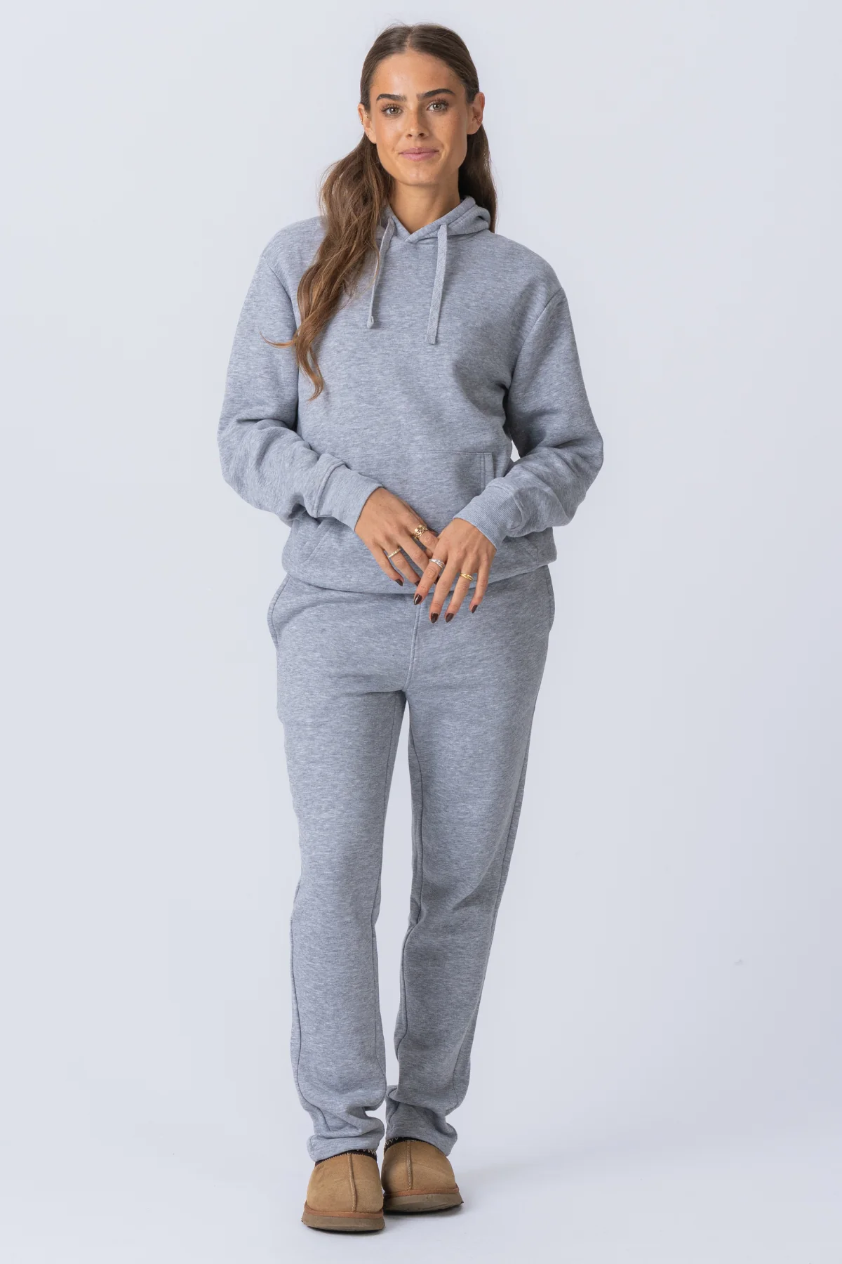 Sudadera con capucha Essential - Gris Melange - Imagen 8