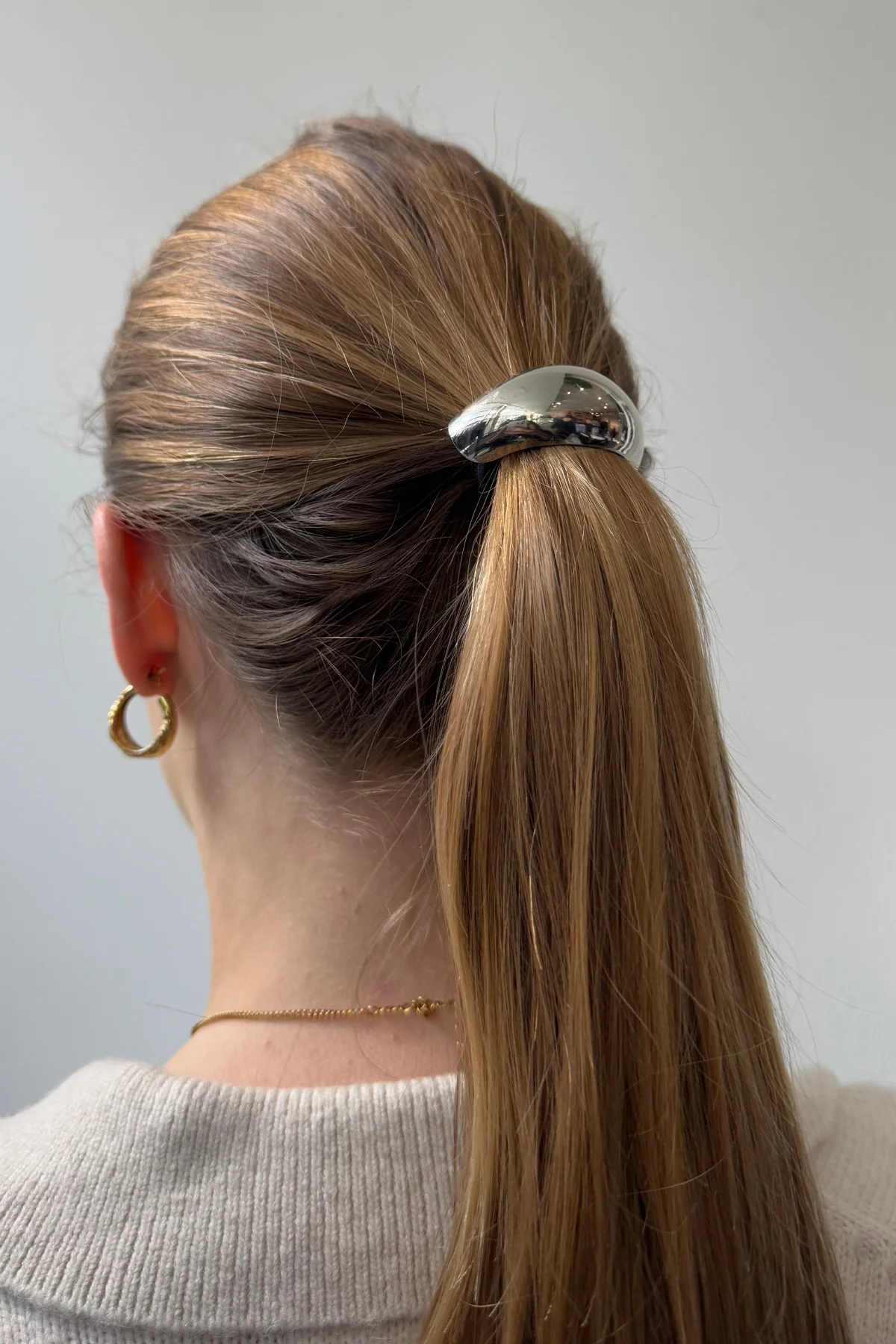 Elástico del cabello - Plata