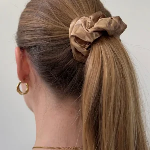 Satin Scrunchie - Beige ligero
