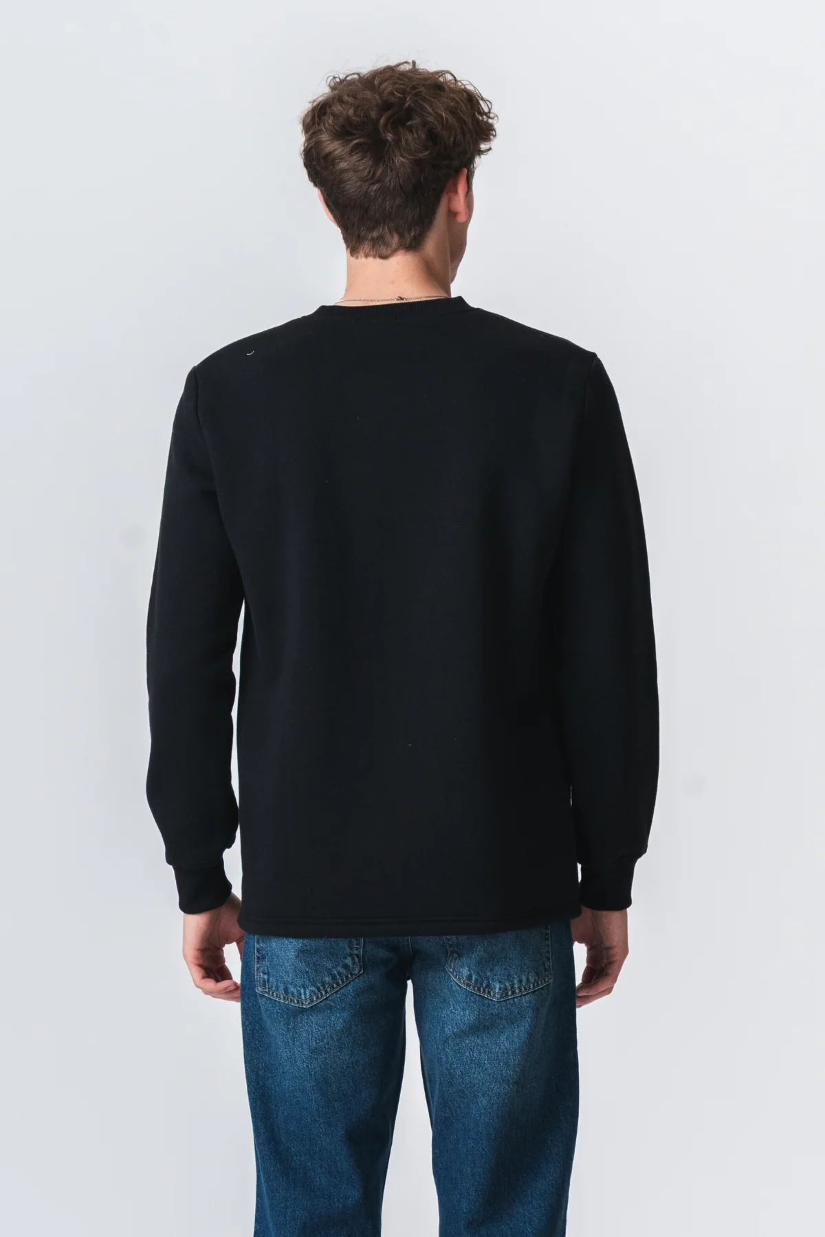 Sudadera de bolsillo Regular Fit - Negro - Imagen 3