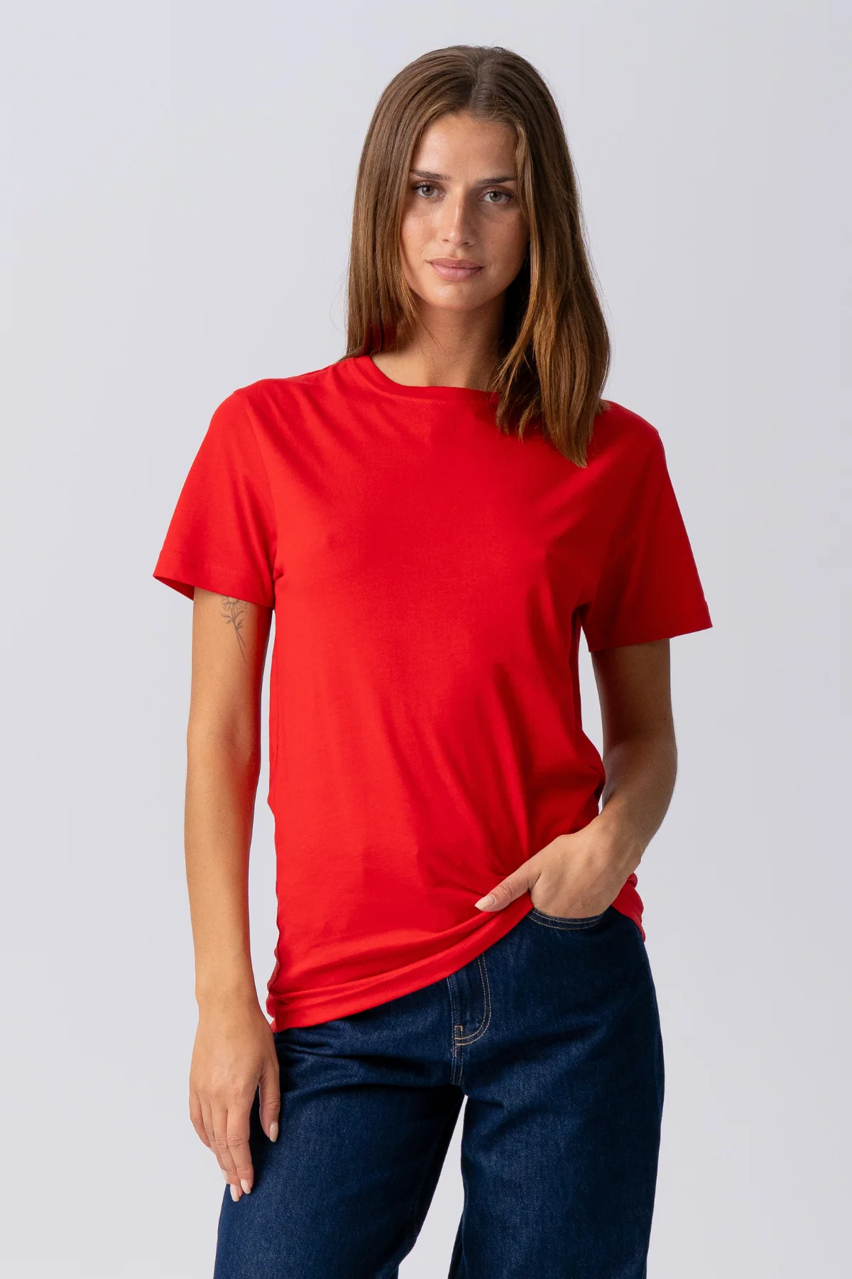 Basic Camiseta ligera - rojo