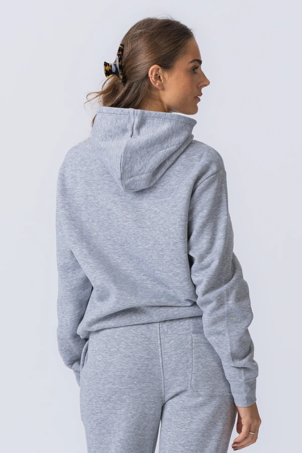 Sudadera con capucha Essential - Gris Melange - Imagen 9