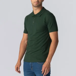 Muscle Polo Shirt - Dark Green